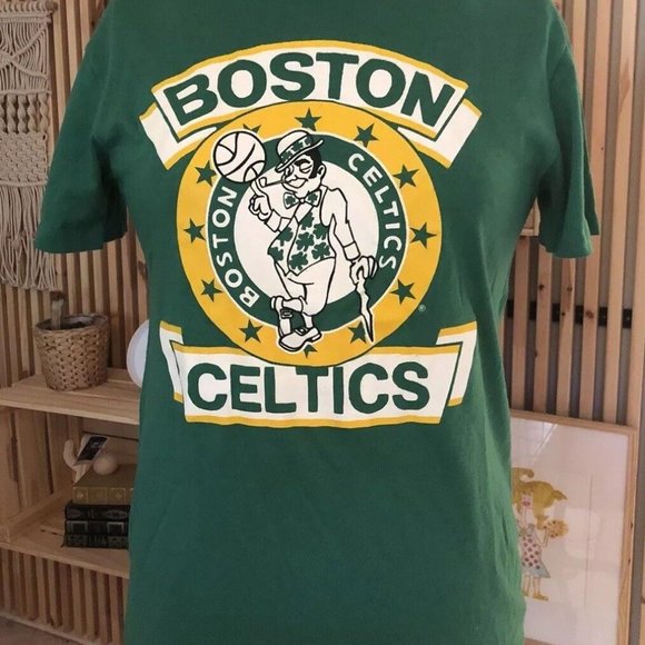 Rare Vintage 80’s 90’s Boston Celtics shirt 90s vintage shirt forest green shirt - Picture 1 of 2